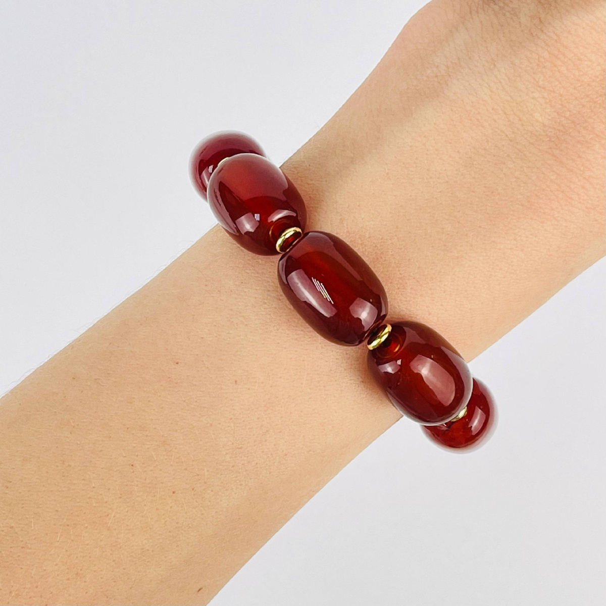 Браслет из сердолика Samotsvet.ru