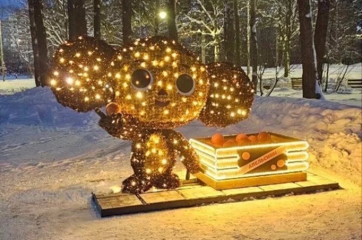    В парке Балатово в Перми появились скульптуры героев мульфильмов