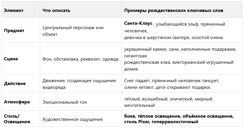 Лучшие рождественские подсказки от ИИ