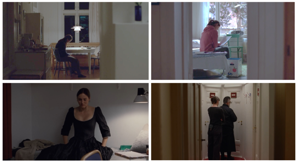 кадры из драмы “Сентиментальная ценность” | коллаж автора