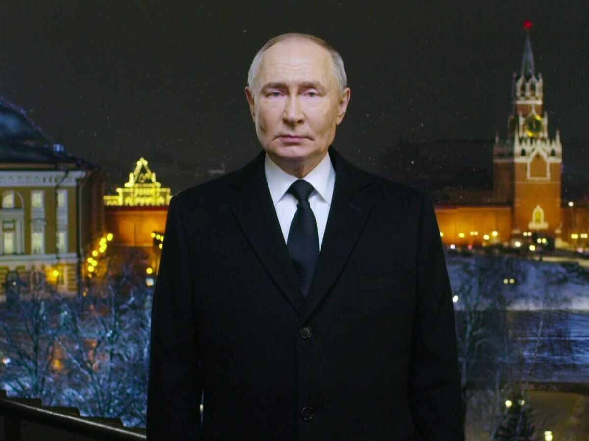    Новогоднее обращение президента России Владимира Путина | © РИА Новости