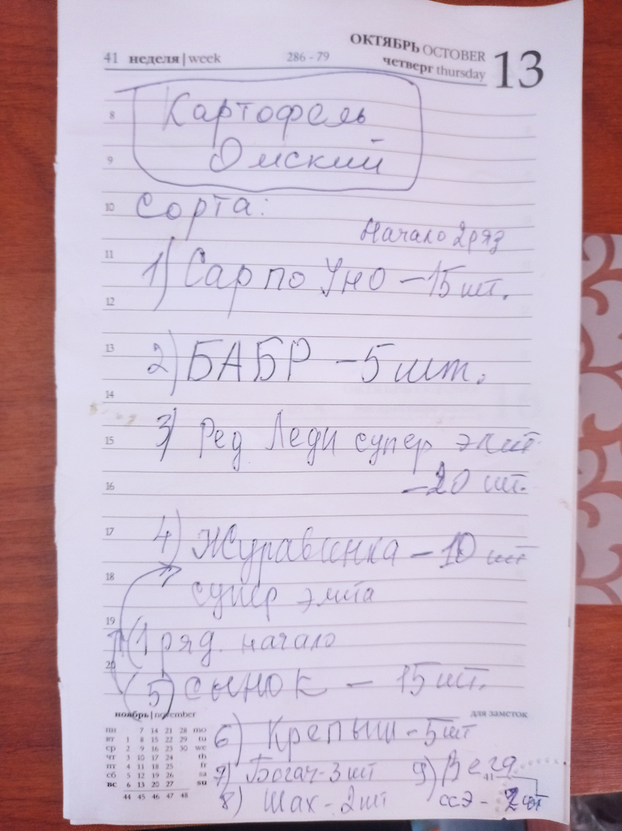 Аккуратным почерком тёщи всё зафиксировано