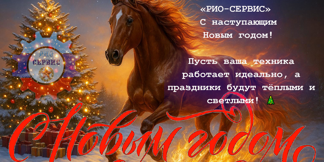 С НОВЫМ ГОДОМ от "РИО - СЕРВИС"