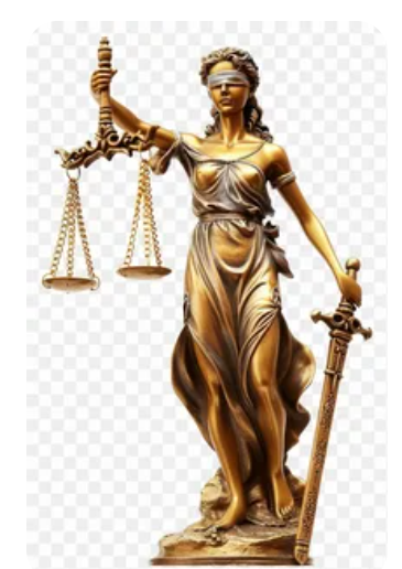 Богиня Фемида, символ правосудия и его справедливости.
