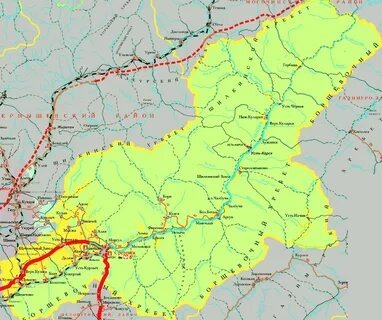 Сретенский район на карте.