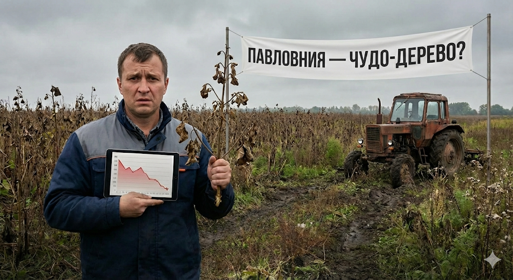                                                              Павловния чудо дерево?