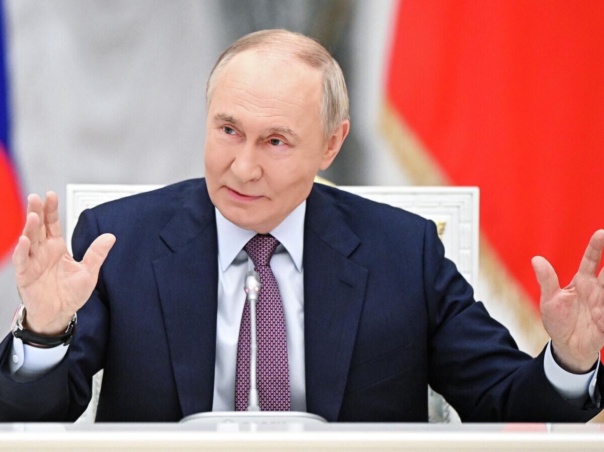    Президент РФ Владимир Путин на заседании Совета при президенте РФ по реализации государственной демографической и семейной политики | © РИА Новости / Сергей Бобылев