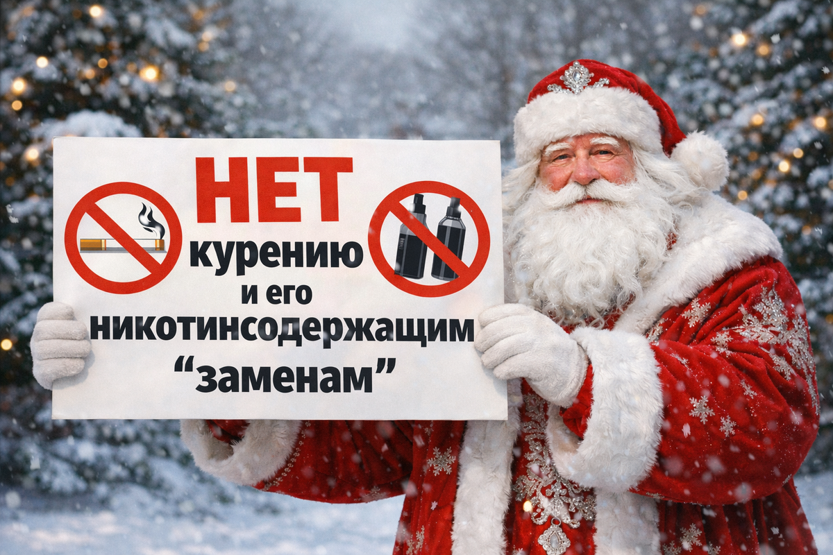 Нет курению и его никотинсодержащим "заменам"