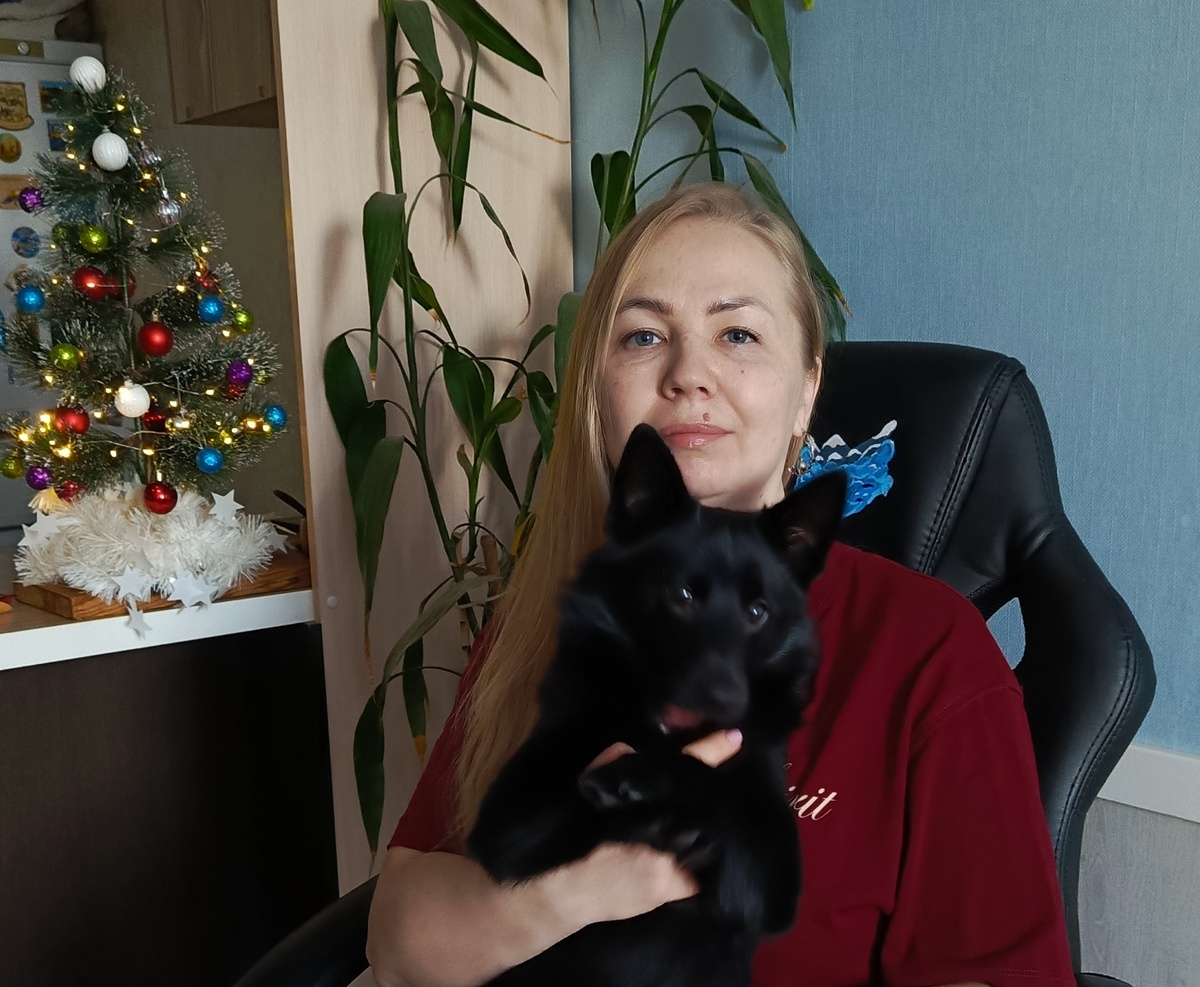 Фото автора. Мы с Вермутом.