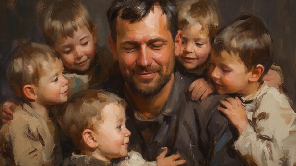 Многодетные семьи: почему отцы нужны «здесь»