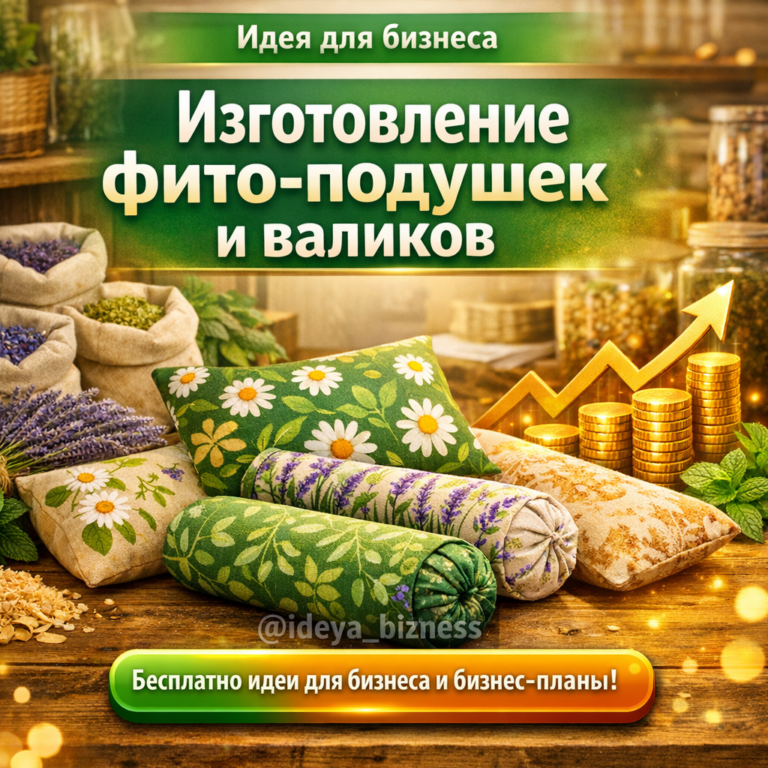    Бизнес-план: Изготовление фито-подушек и валиков admin