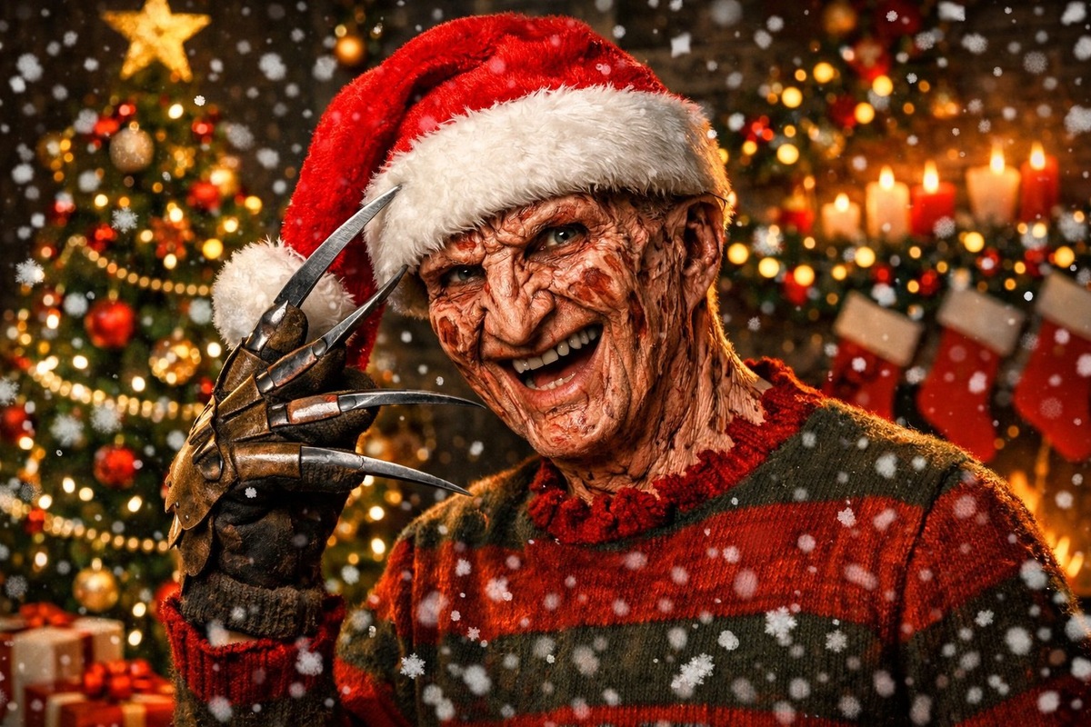    Ужастики тоже могут быть с новогодним настроением!