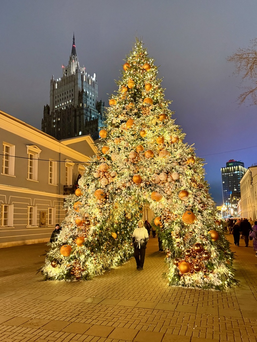 Старый Арбат. Москва. 19 декабря 2025. Фото автора