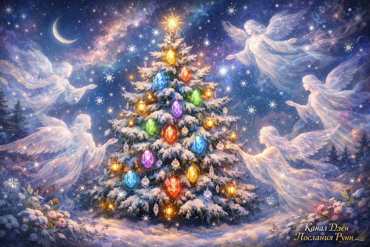 Новогоднее гадание на рунах 🎄 Ангелы и добрые духи несут послание 24 рун на 2026 год. Узнайте, какие дары Судьбы они готовят именно вам — читайте рунический расклад на канале «Послания Рун».
