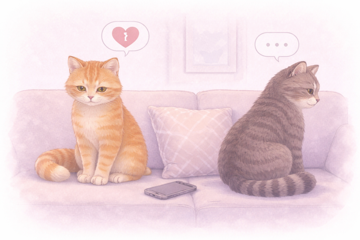 Два избегающих Барсика