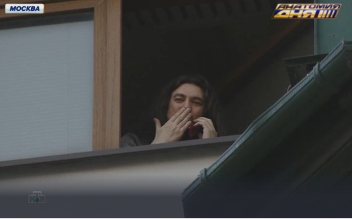 кадр из репортажа НТВ