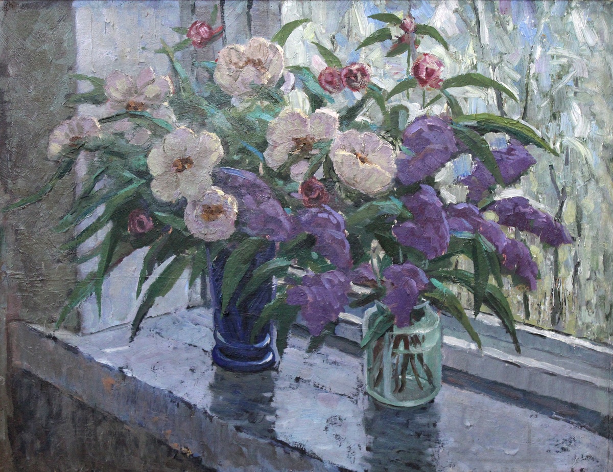 Н.С.Завьялов. Цветы. Середина ХХ в. Забайкальский краевой художественный музей.