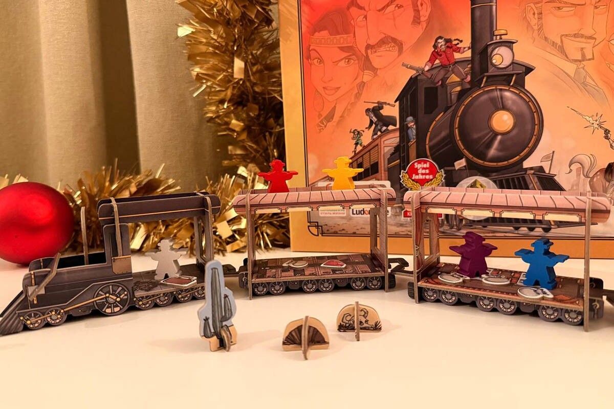 Игровое поле — модель поезда. Источник: личный архив Лилии Исхаковой📷
