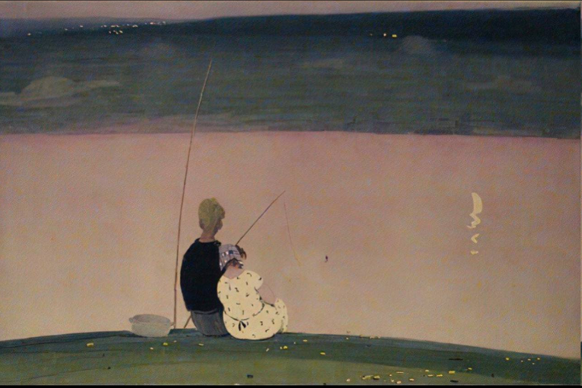 Михаил Ткачёв. «Не клюёт». 1963