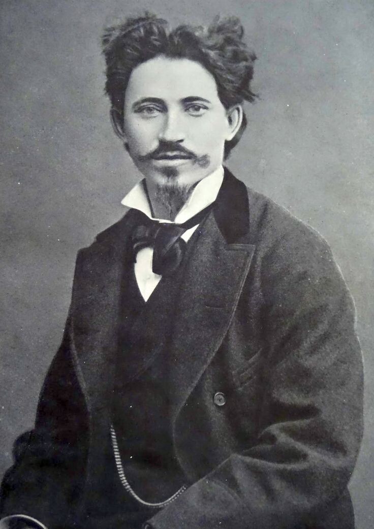 Фотография самого Ильи Репина в молодости.