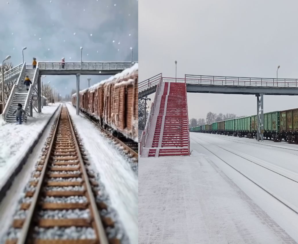  Железнодорожная станция.