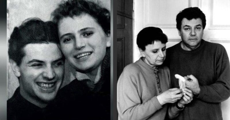    Юные Александр Ширвиндт и Наталья Белоусова в начале своего долгого пути.