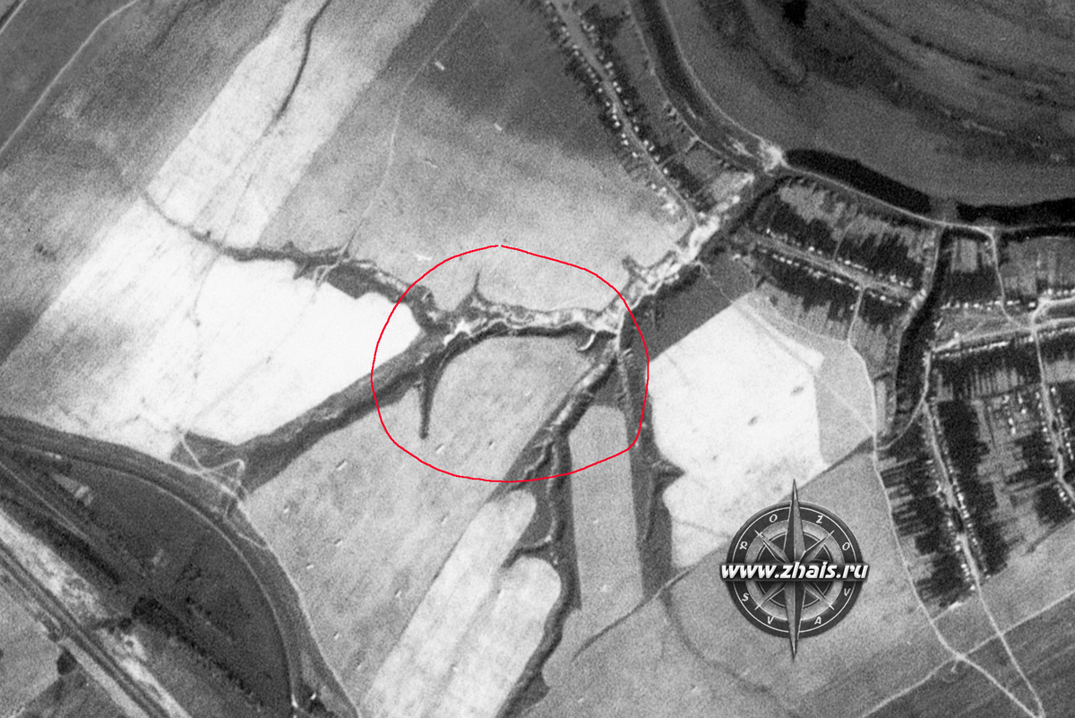 Спутниковый снимок 1967 г.