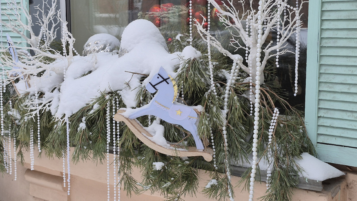 украшения в городе