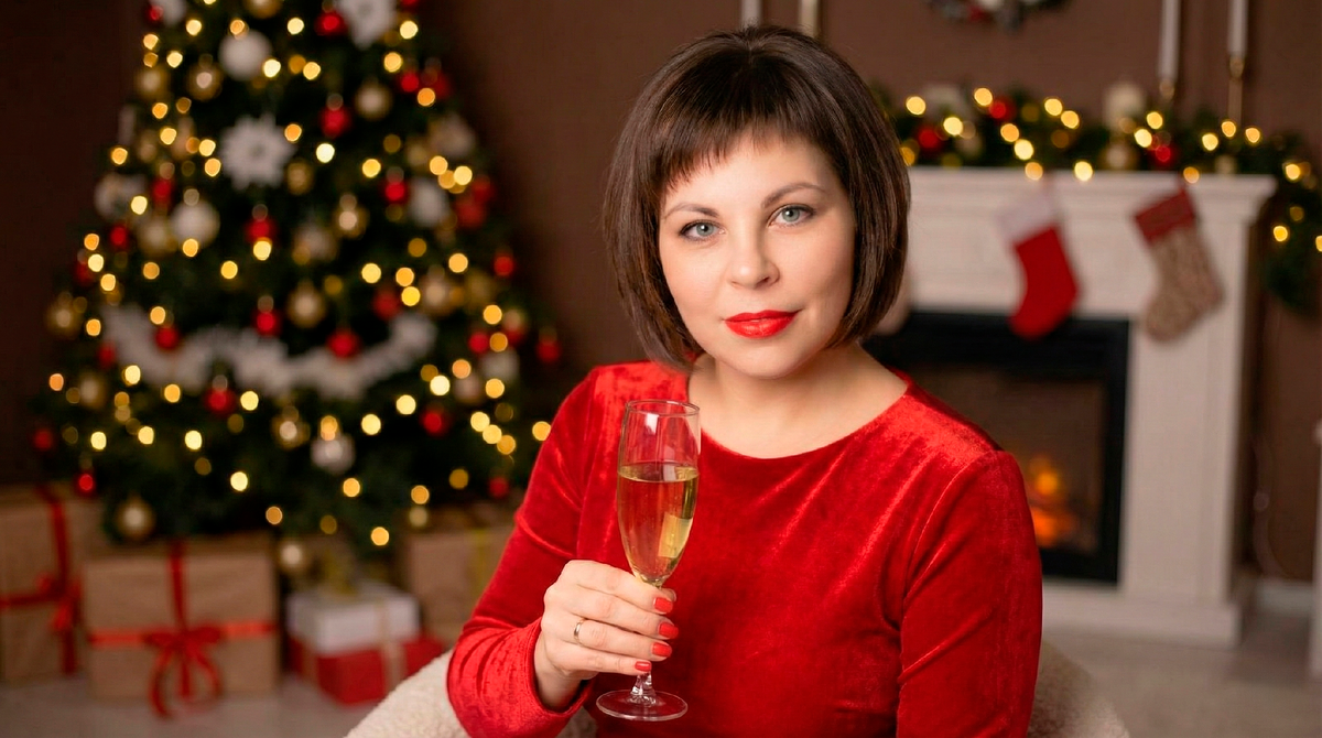 Поднимаю бокал за вас, мои дорогие! Спасибо, что были со мной весь этот год. Пусть 2026-й принесёт вам стиль, уверенность и много поводов выглядеть красиво! С Новым годом! 🥂🎄