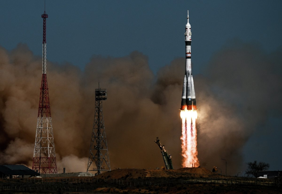 Старт РН «Союз-2.1б» с КК «Союз МС-27» с космодрома Байконур. Фото: Роскосмос