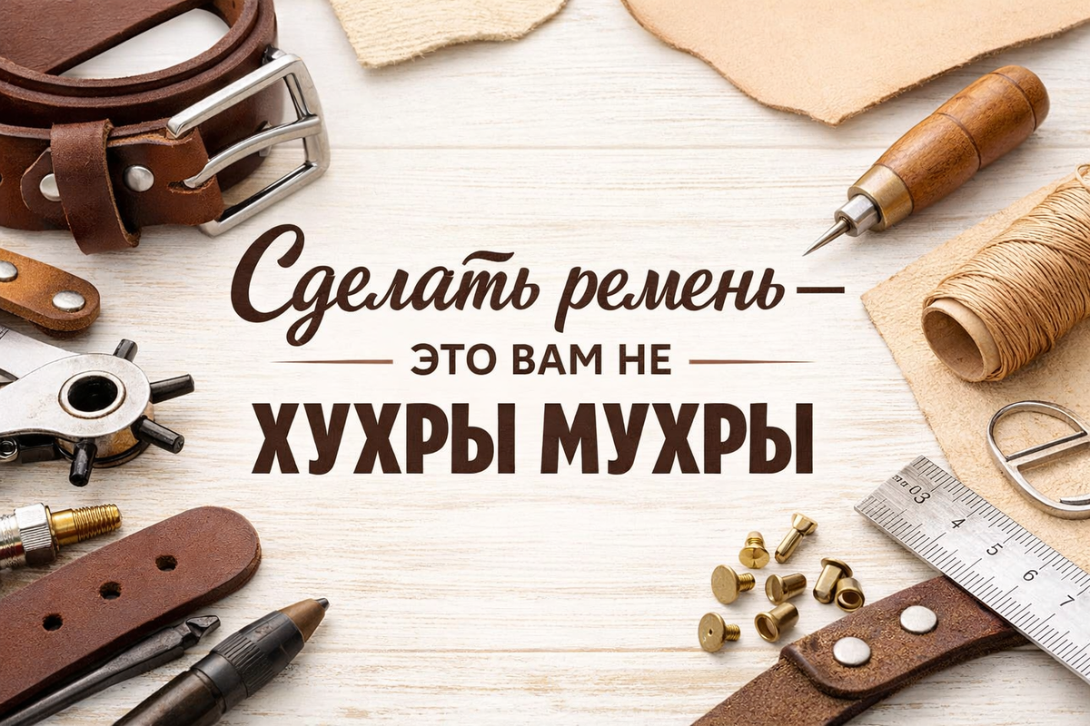 Поясной ремень ужно делать по строгим правилам, иначе он не будет "работать".