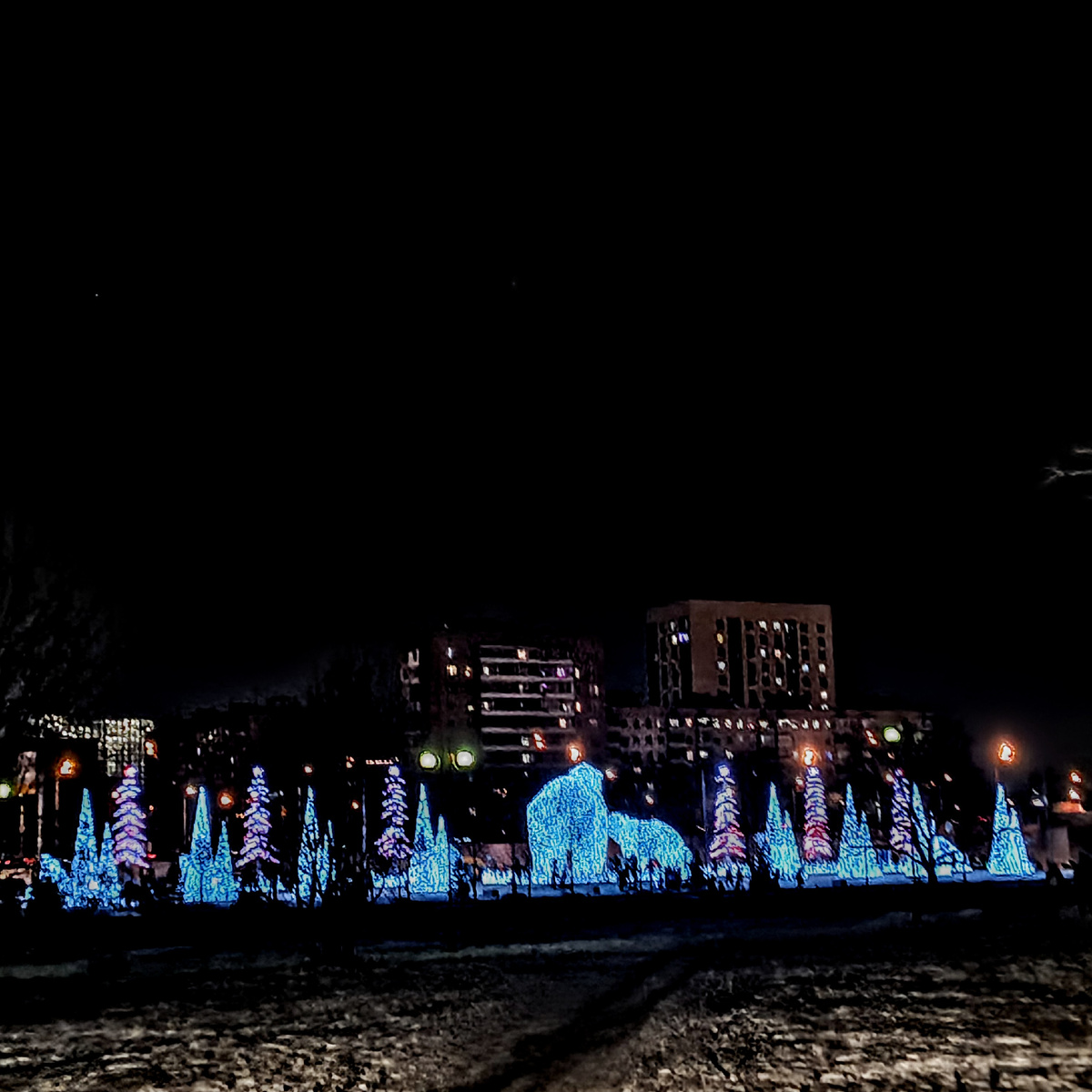 Район Ростокино. Москва. Январь 2025 года. 