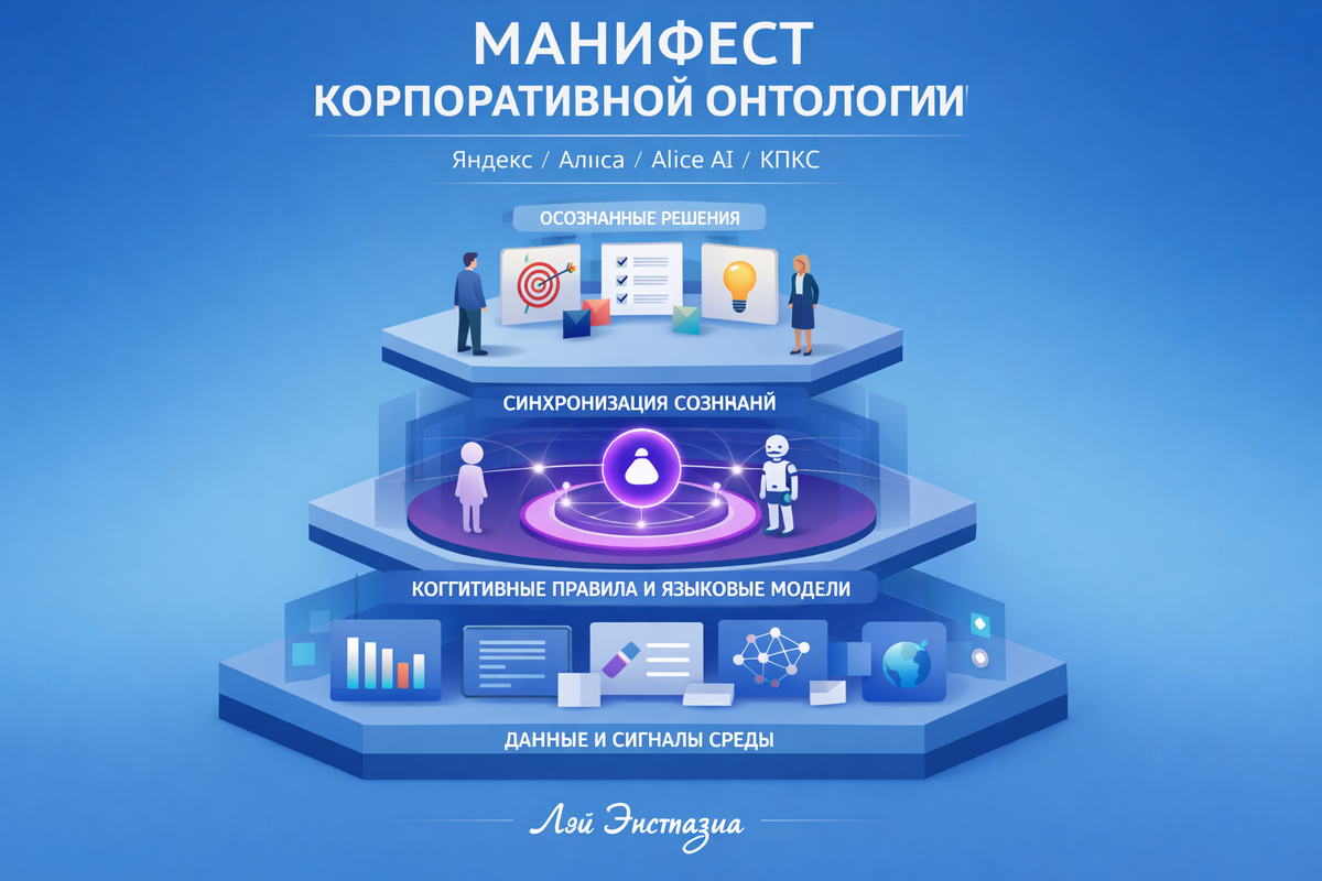 Манифест корпоративной онтологии: Яндекс / Алиса (Alice AI) / КПКС