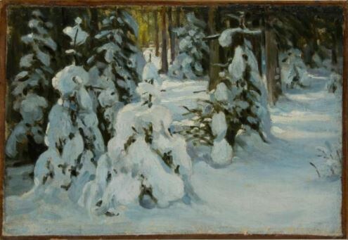    Каким был Дед Мороз на картинах русских художников? Виктор Васнецов, эскиз декорации к опере Н.А. Римского-Корсакова «Снегурочка», общественное достояние