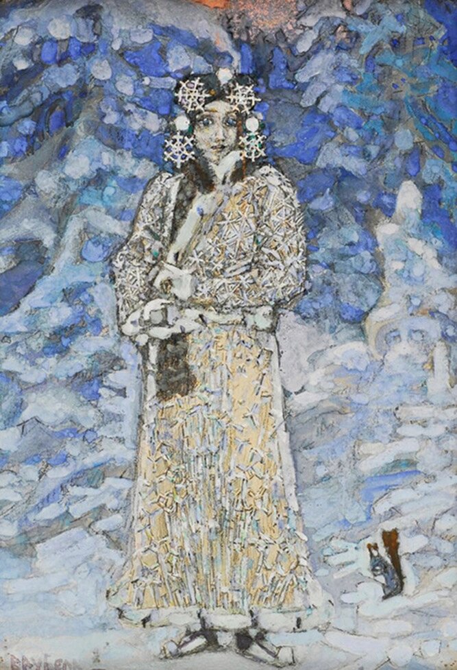    «Снегурочка» художника Михаила Врубеля, «Снегурочка», государственный областной художественный музей им. Пожалостина.