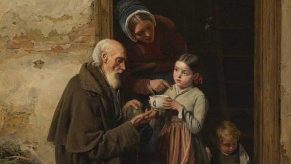 Питер Пауль Рубенс. Отцелюбие римлянки