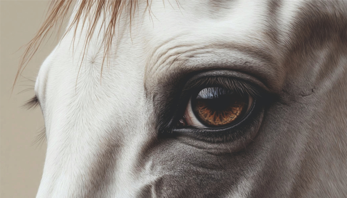 Глаза лошади.