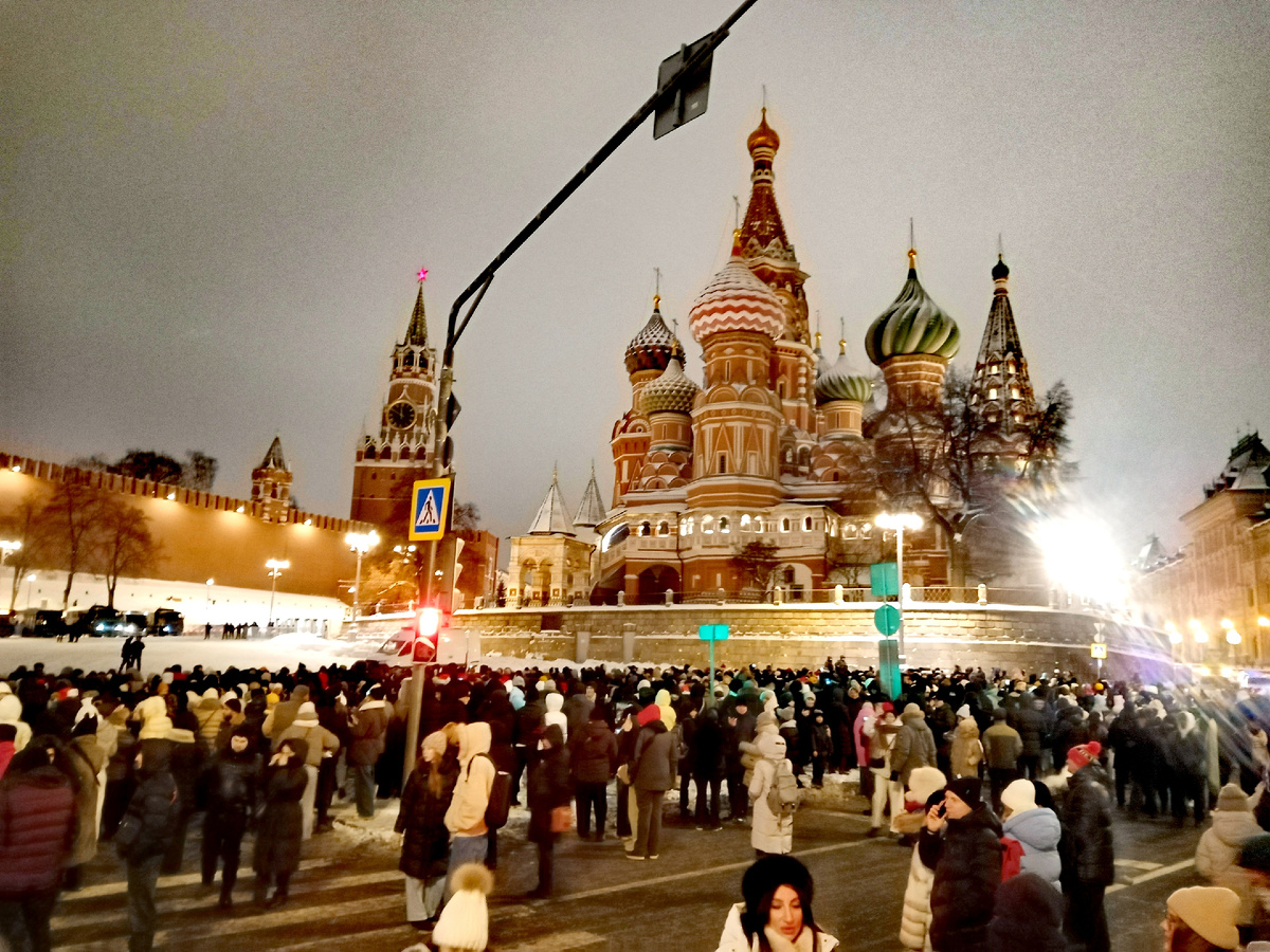 Новогодняя ночь в Зарядье (все фото автора) 