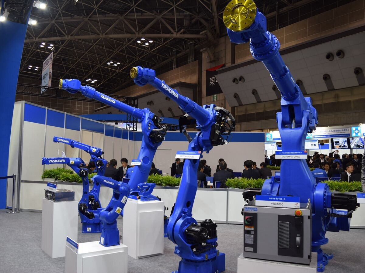    Промышленные роботы на международной выставке роботов IREX в Токио | © РИА Новости / Ксения Нака