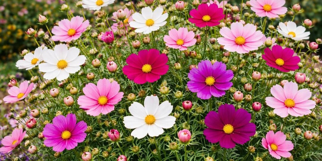 Космея вырастает за месяц и цветёт без ухода до морозов