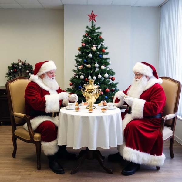 Дед Мороз и Санта-Клаус