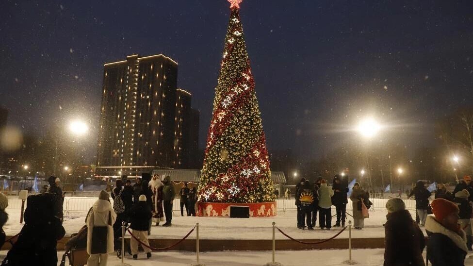    Новогодняя елка впервые украсила Бугаков-парк   atas.info