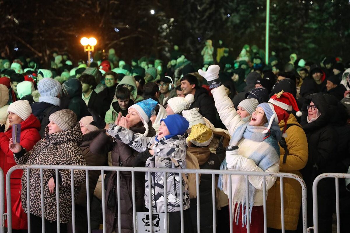    Уфа встретила Новый 2026 год