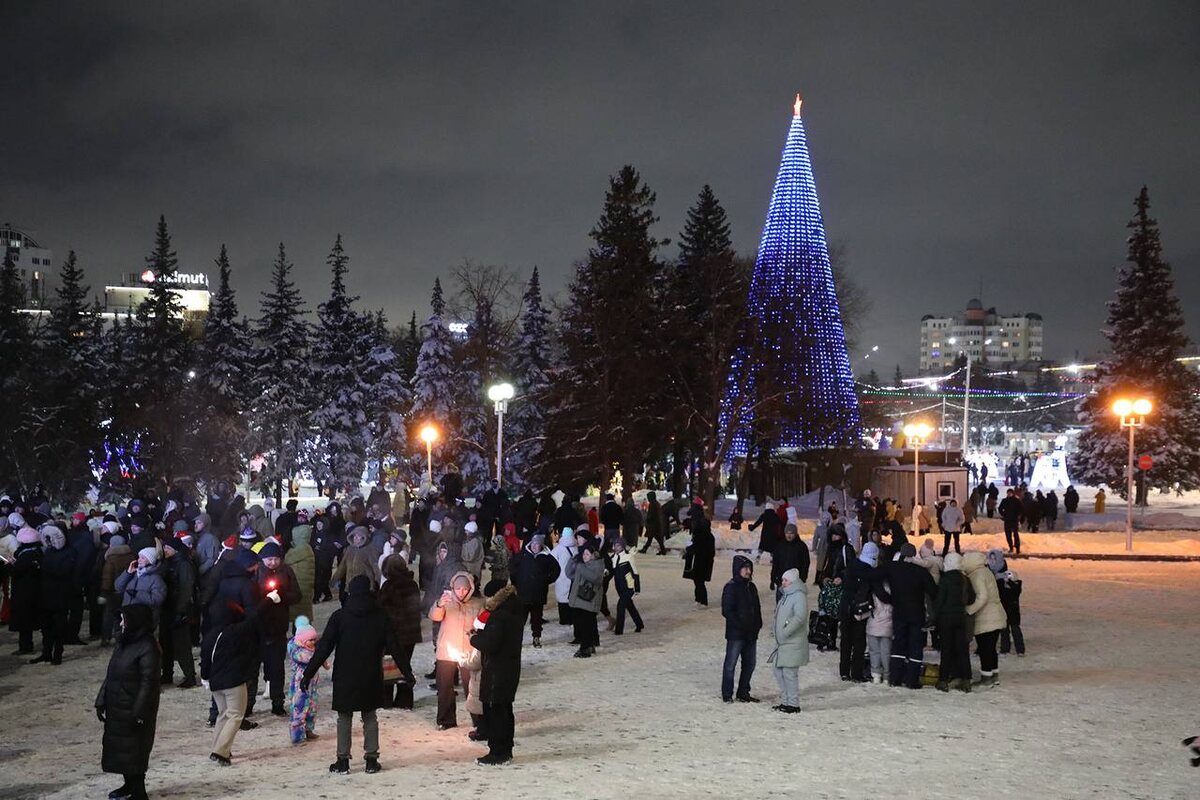    Уфа встретила Новый 2026 год