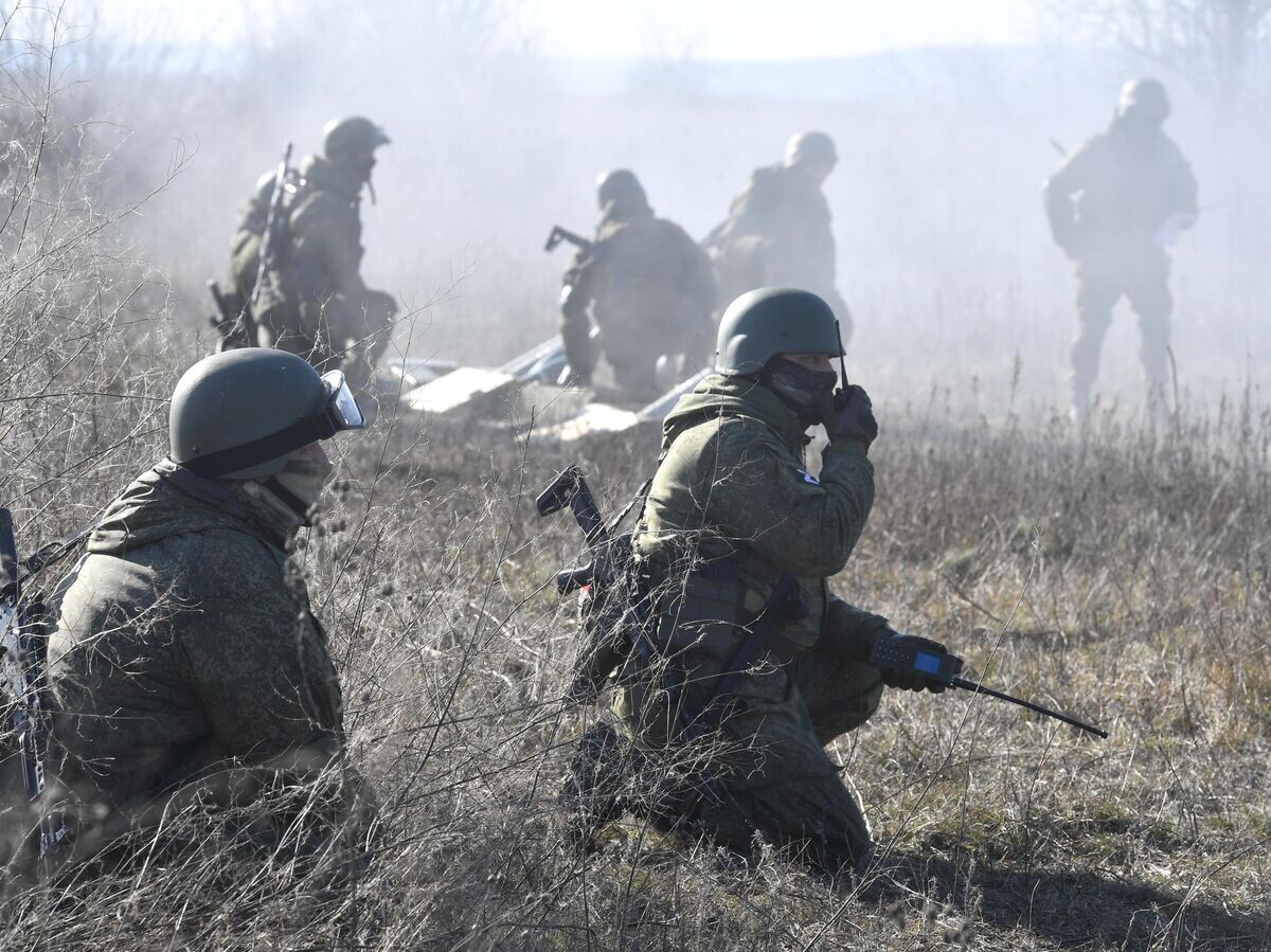    Российские военнослужащие в зоне проведения спецоперации | © РИА Новости