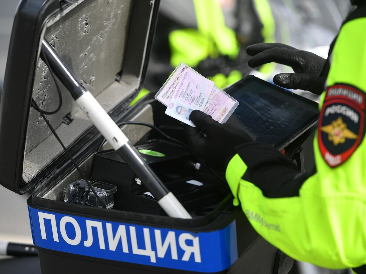    Инспектор ГИБДД во время патрулирования | © РИА Новости / Максим Блинов