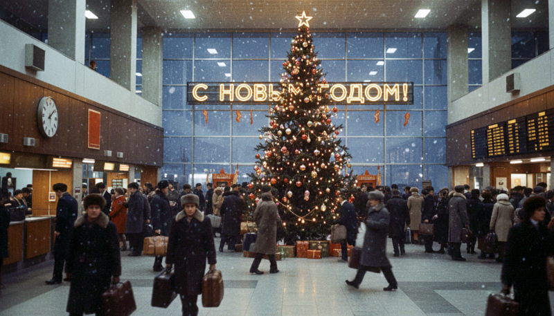    В канун Нового года в тбилисском аэропорту скопилось более пятисот пассажиров. Коллаж Царьграда