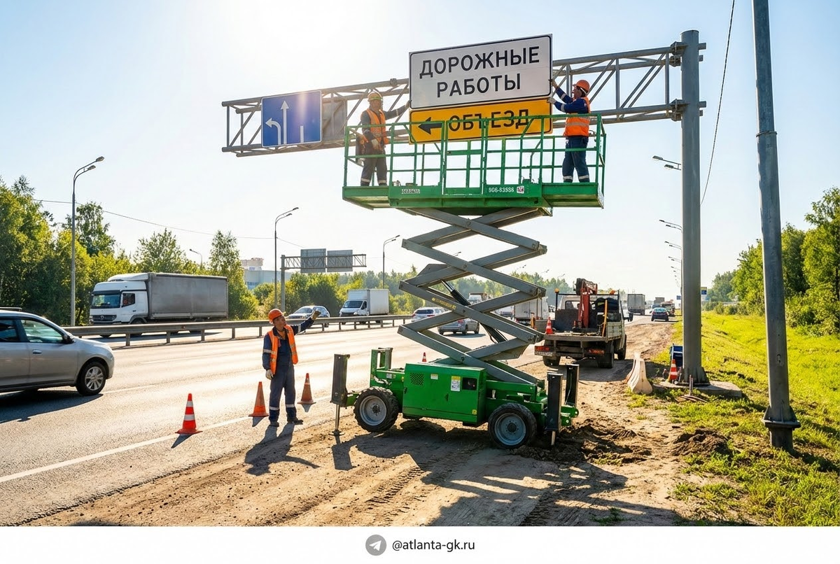    Ножничный подъемник и его эксплуатация Atlanta-gk