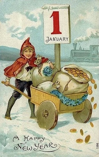 Старинная открытка