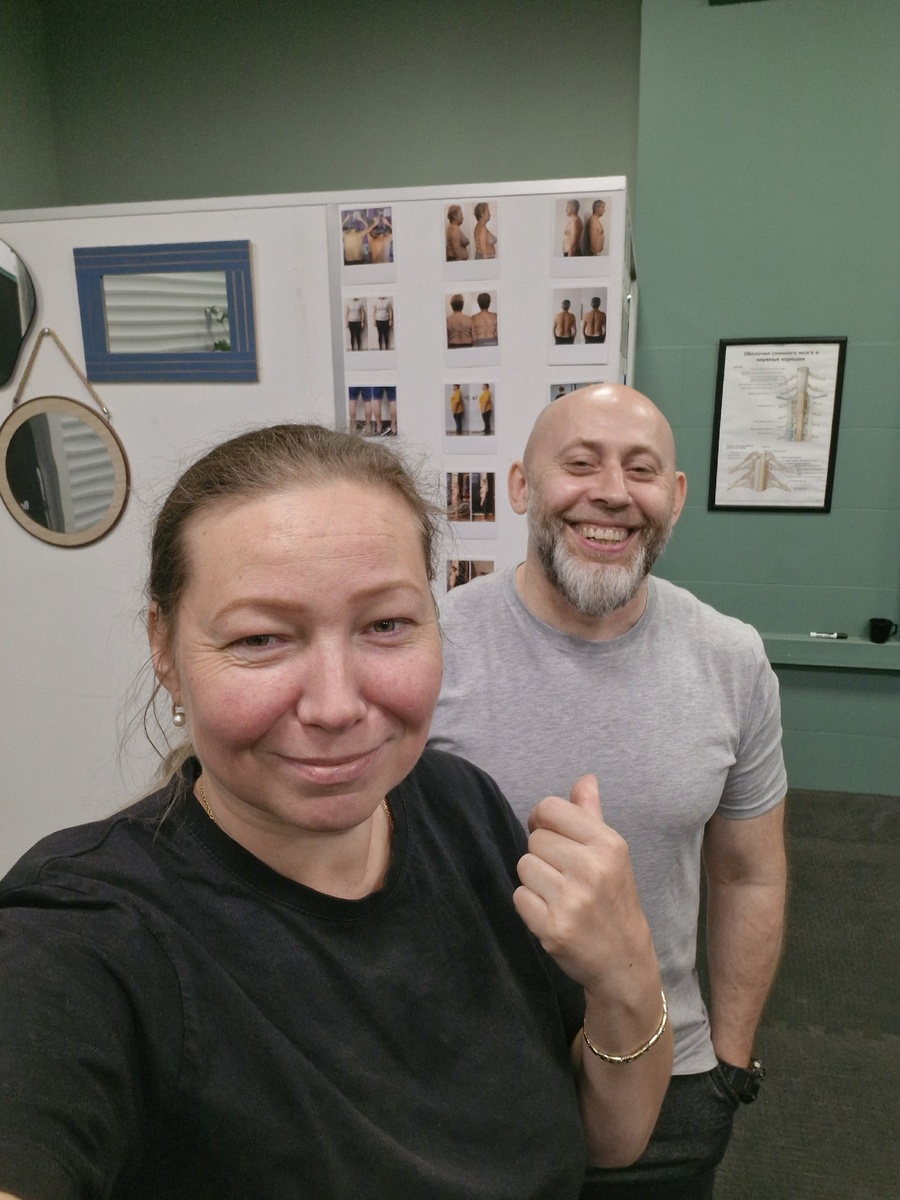 Я у реабилитолога. Фото автора. 